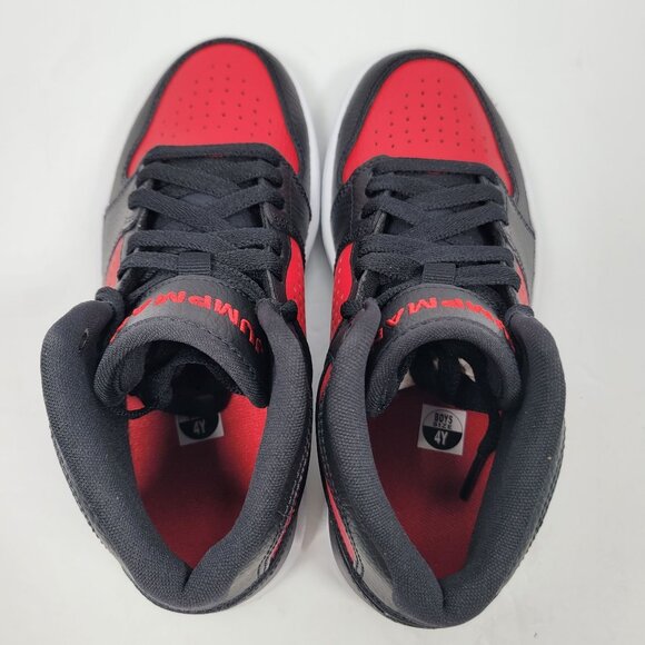 Nike Air Jordan Access Youth Black & Red Mid-Top Sneakers AV7941-006 US Size 4Y - Picture 7 of 10